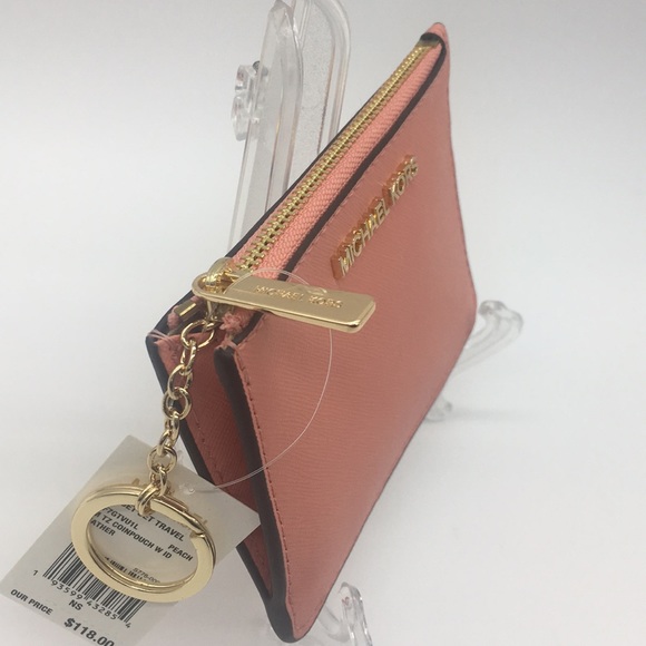 Jet Set Travel Sm TZ Coinpouch W ID Leather 🍑 - Picture 3 of 8